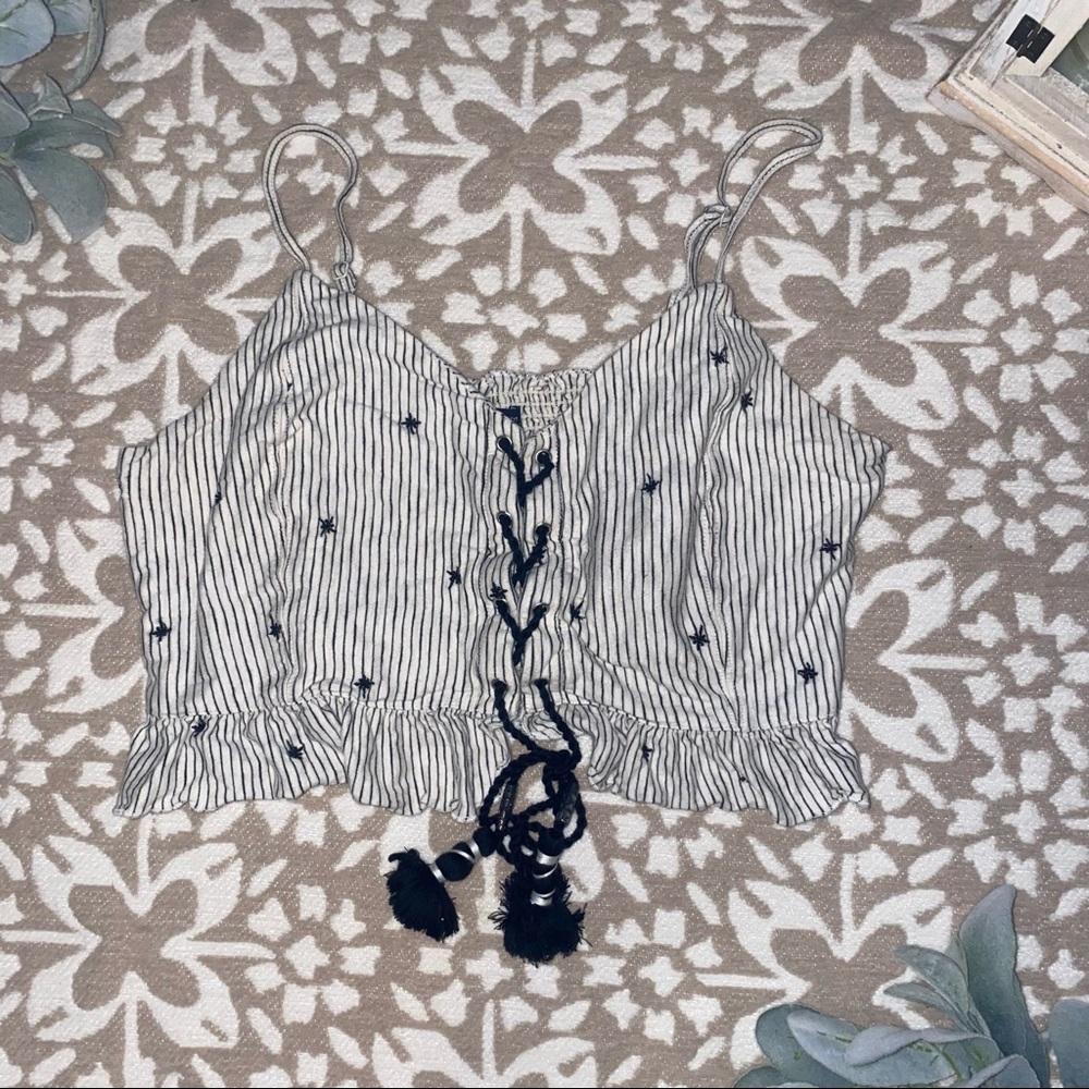 Crop spaghetti top!